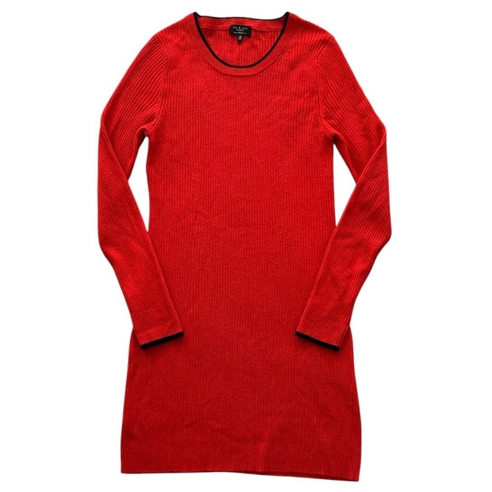 Rag and Bone Liliana 100% Cashmere Sweater Dress Sunburst Medium Holiday/Fall